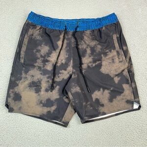 Stance Men's Size S Tye Die 7" Inseam Linerless Hybrid Gym Workout Shorts Small